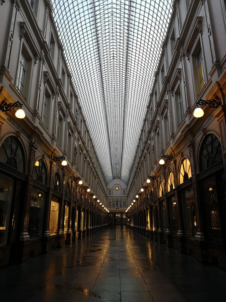 the passage Galeries Royales Saint-Hubert in Brussels