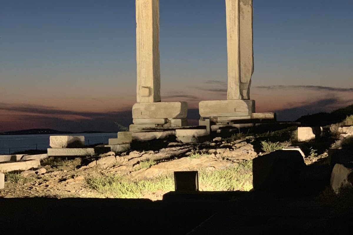 Cooking on the beautiful island of Naxos (Greece)