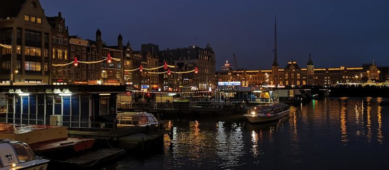 Amsterdam in bad weather