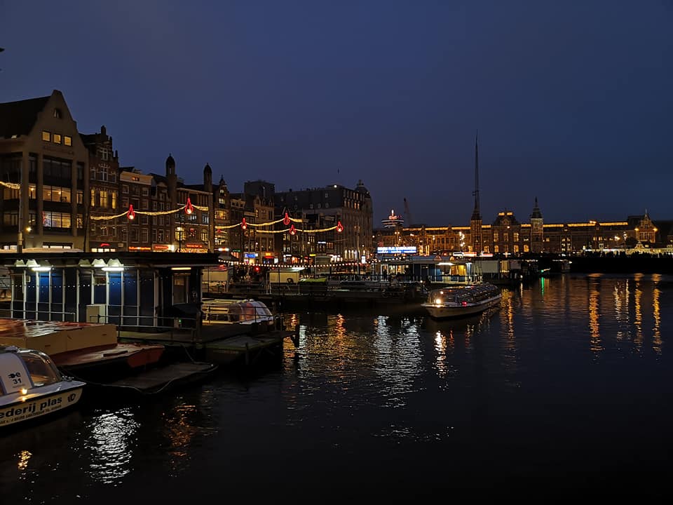 Amsterdam bei schlechten Wetter